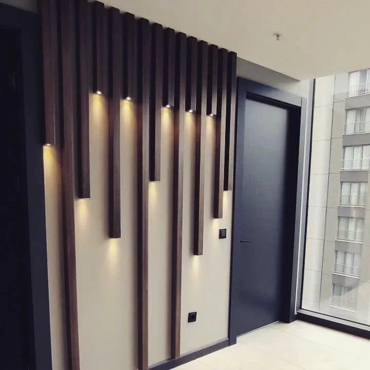 Decorative MDF wooden slat separator divider partition profile made in Turkey | KANATER® group