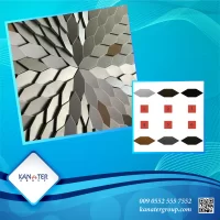 Decorative 3D PVC Plastic Wall Panels Tiles made in Turkey | KANATER group® 