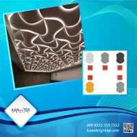 Decorative 3D PVC Plastic Wall Panels Tiles made in Turkey | KANATER group® 