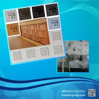 Decorative 3D PVC Plastic Wall Panels Tiles made in Turkey | KANATER group® 