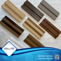 Decorative PVC polymer wall wood panels - faux wood paneling